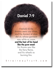 Hair like Wool - Daniel 7:9 www.StraitwayTruth.com